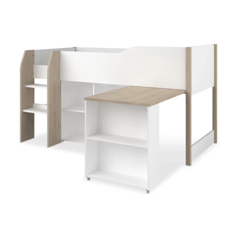 FINLAND BUNK BED WHT+JACK.OAK