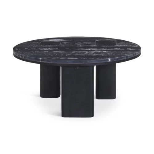 COFFEE TABLE WOOD+MARBLE