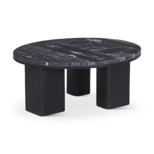 COFFEE TABLE WOOD+MARBLE