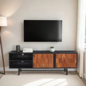 OMELEDI Mango Wood TV Stand