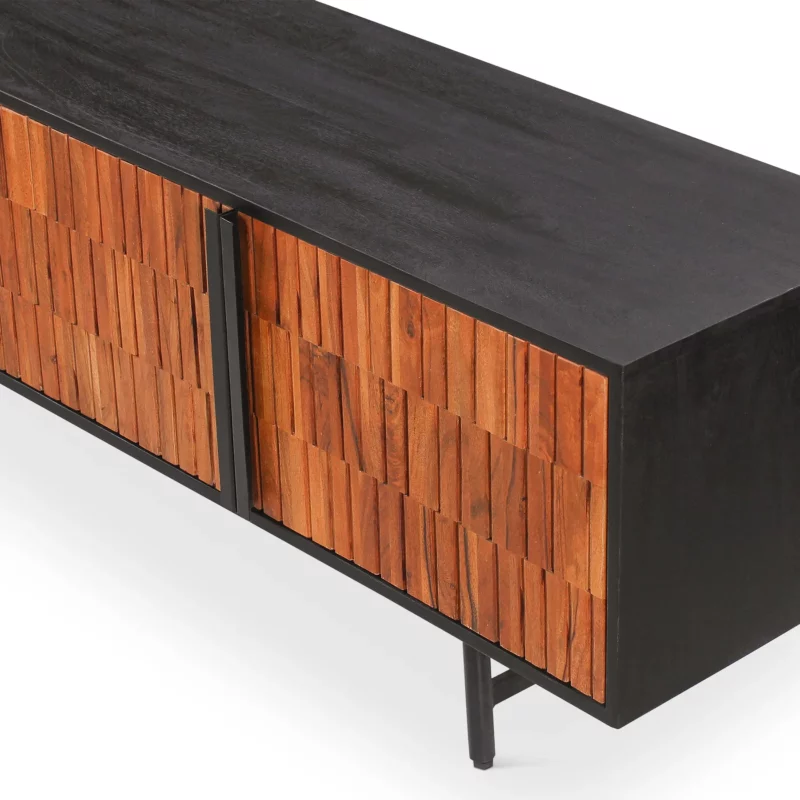 OMELEDI Mango Wood TV Stand