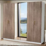 SIERRA White Wardrobe with Mirror