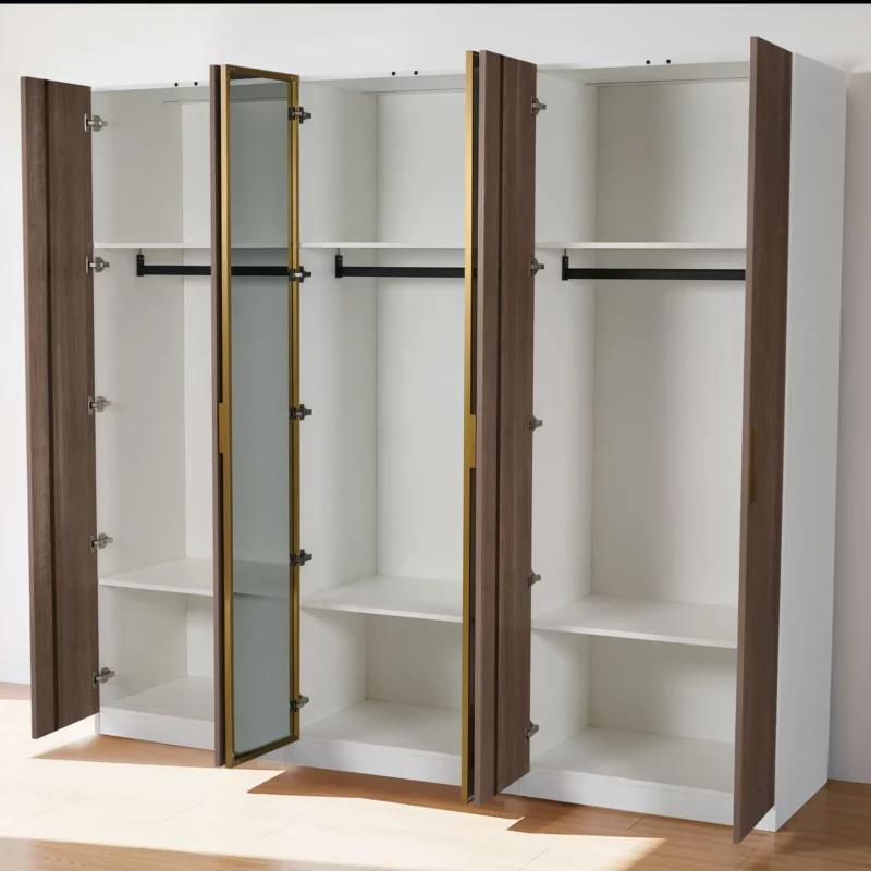 BIRDROBE Oak and White Wardrobe