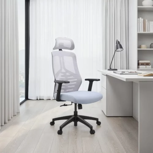 OFFICE CHAIR FULL GREY