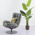 BERYL DINING CHAIR BEIGE ALUMN