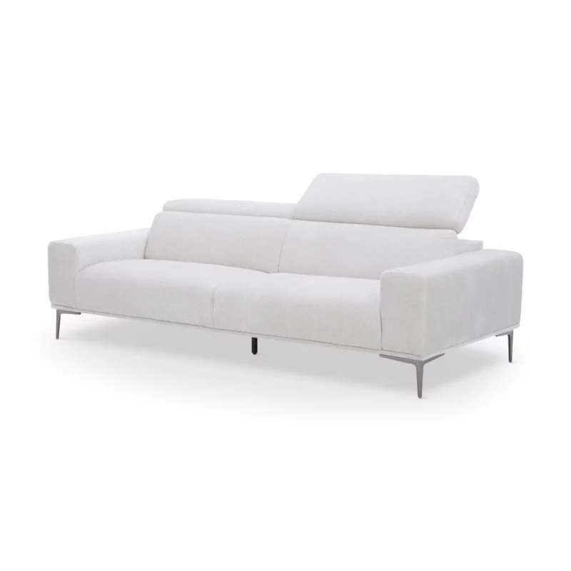 RESTUM Beige Fabric 4-Seater Sofa