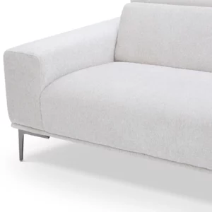 RESTUM Beige Fabric 4-Seater Sofa