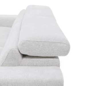 RESTUM Beige Fabric 4-Seater Sofa