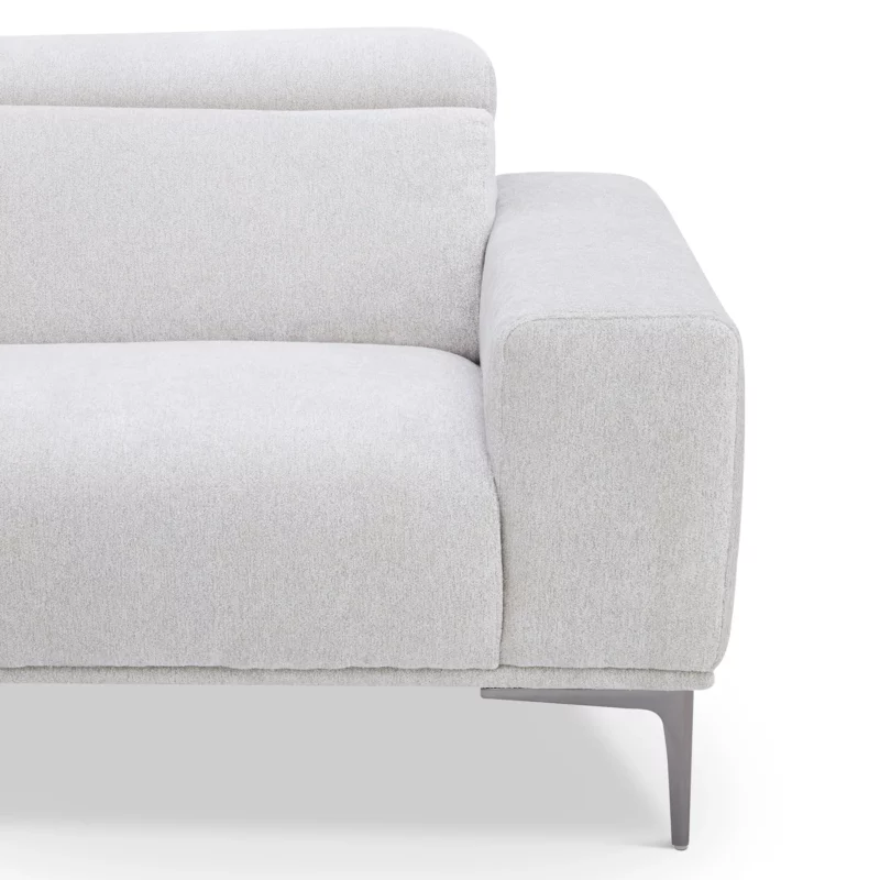 RESTUM Beige Fabric 4-Seater Sofa