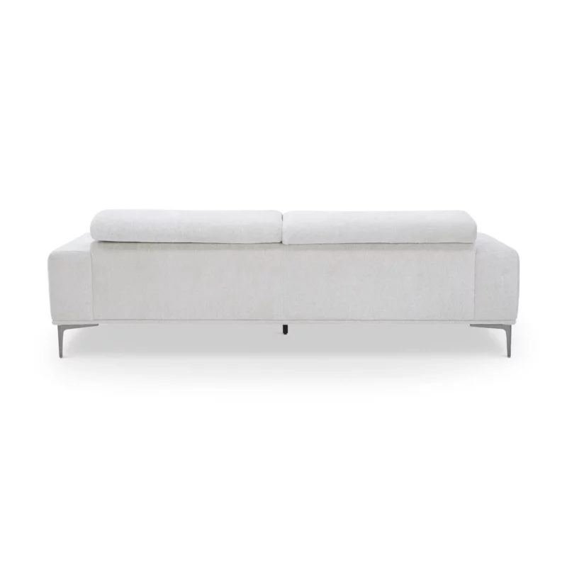 RESTUM Beige Fabric 4-Seater Sofa