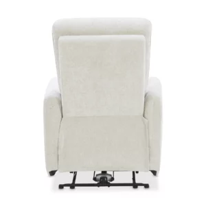 CHILLART Taupe Fabric Electric 1-Seater Recliner
