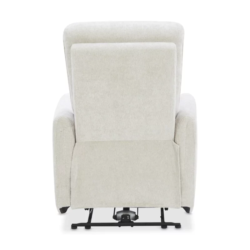 CHILLART Taupe Fabric Electric 1-Seater Recliner