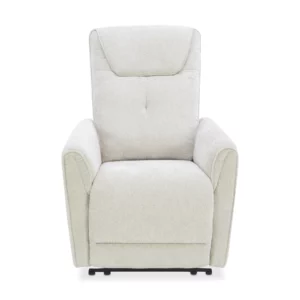 CHILLART Taupe Fabric Electric 1-Seater Recliner