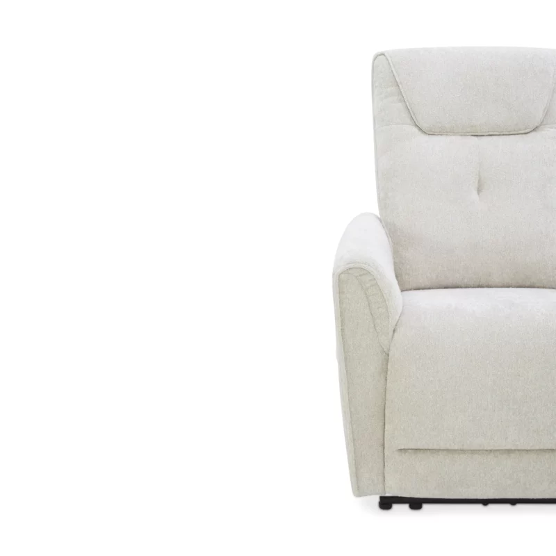 CHILLART Taupe Fabric Electric 1-Seater Recliner