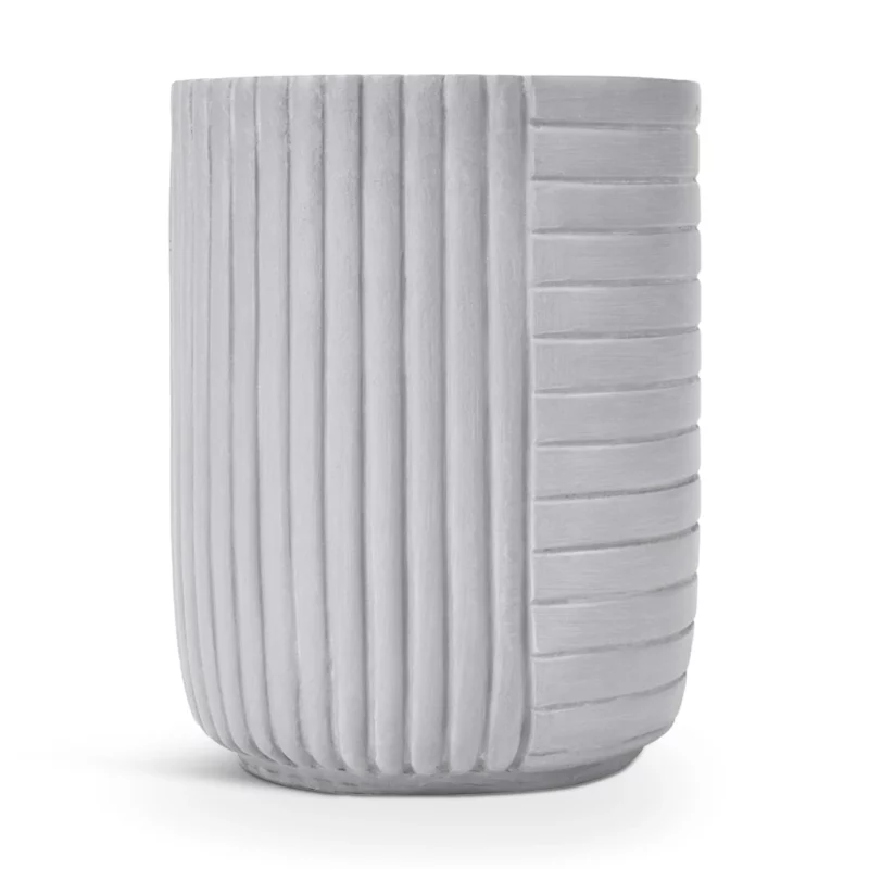 GEOMETRICAL SIDE TABLE WHITE