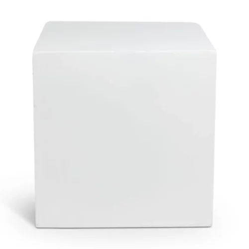 LITHOS SQUARE SIDE TABLE WHITE