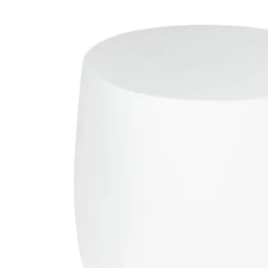 LITHOS OVAL SIDE TABLE WHITE