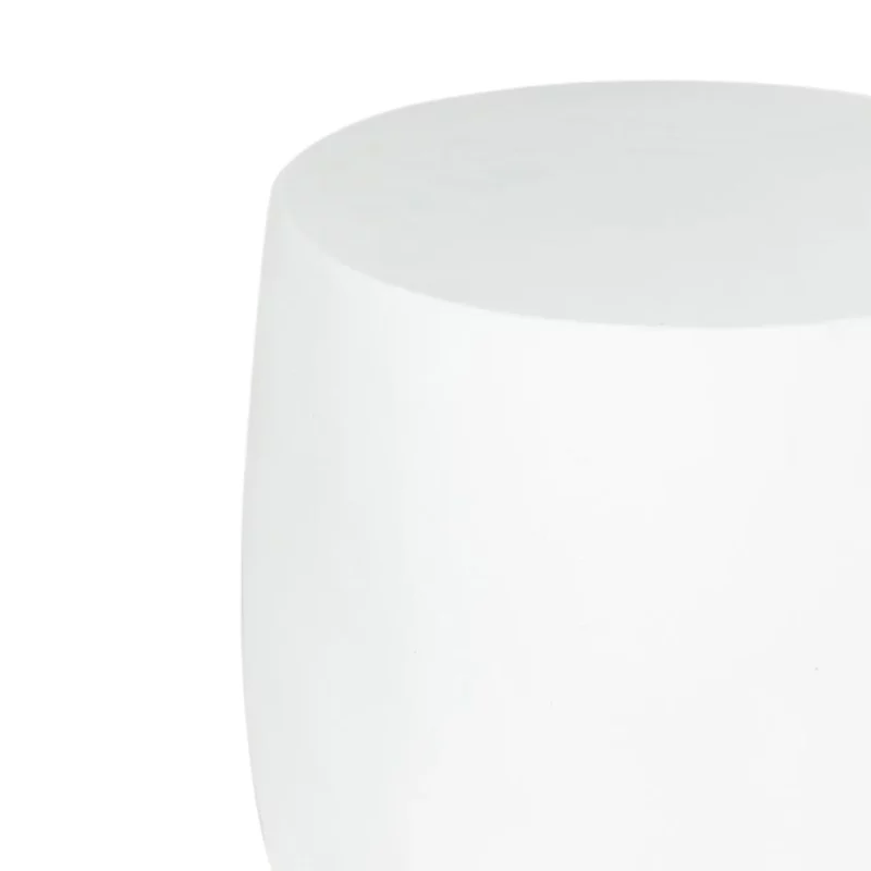 LITHOS OVAL SIDE TABLE WHITE