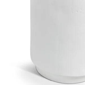 LITHOS ROUND SIDE TABLE WHITE