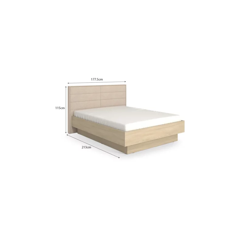 ARBELA BED 5.5FT LIGHT PORT OA