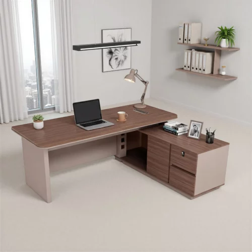 OFFICE TABLE REV HU OAK+GR2025