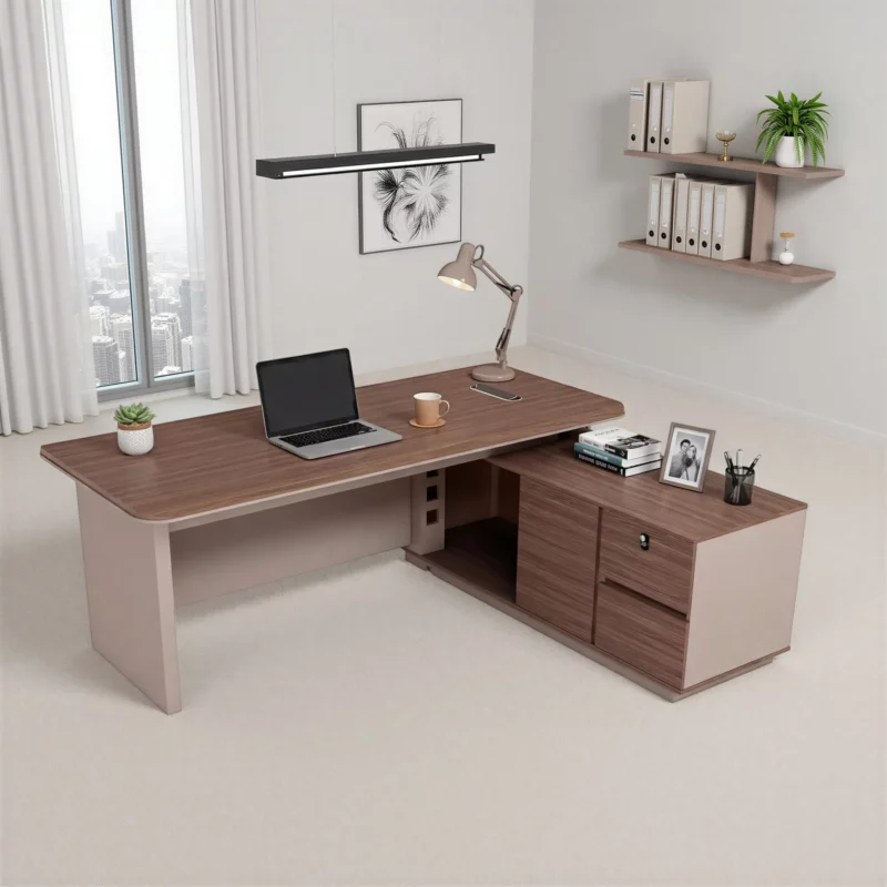 OFFICE TABLE REV HU OAK+GR2025