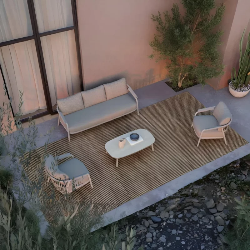 OUT-LNG 3S+1S+1S+CT CREAM+BEIG