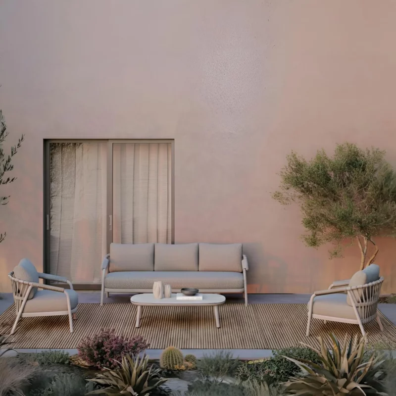 OUT-LNG 3S+1S+1S+CT CREAM+BEIG