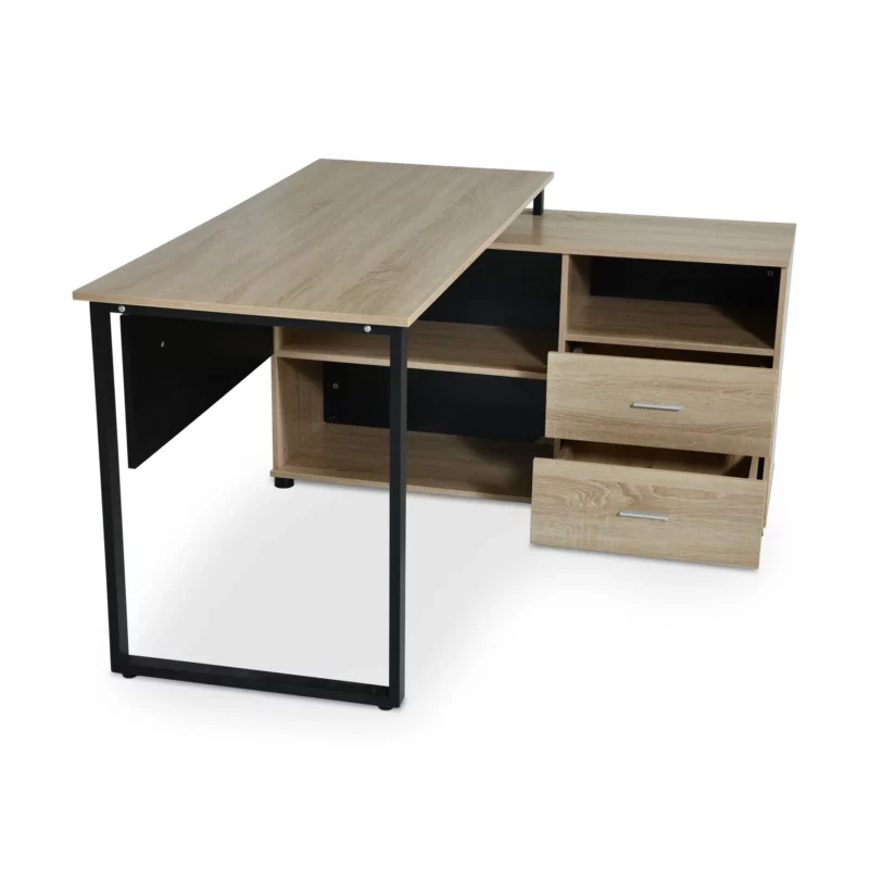 OZ-3837-SONOMAWHT-5 Office Desk Sonoma
