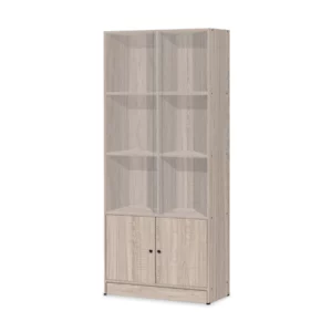 FILE CABINET+DOORS+GLASS D.OAK