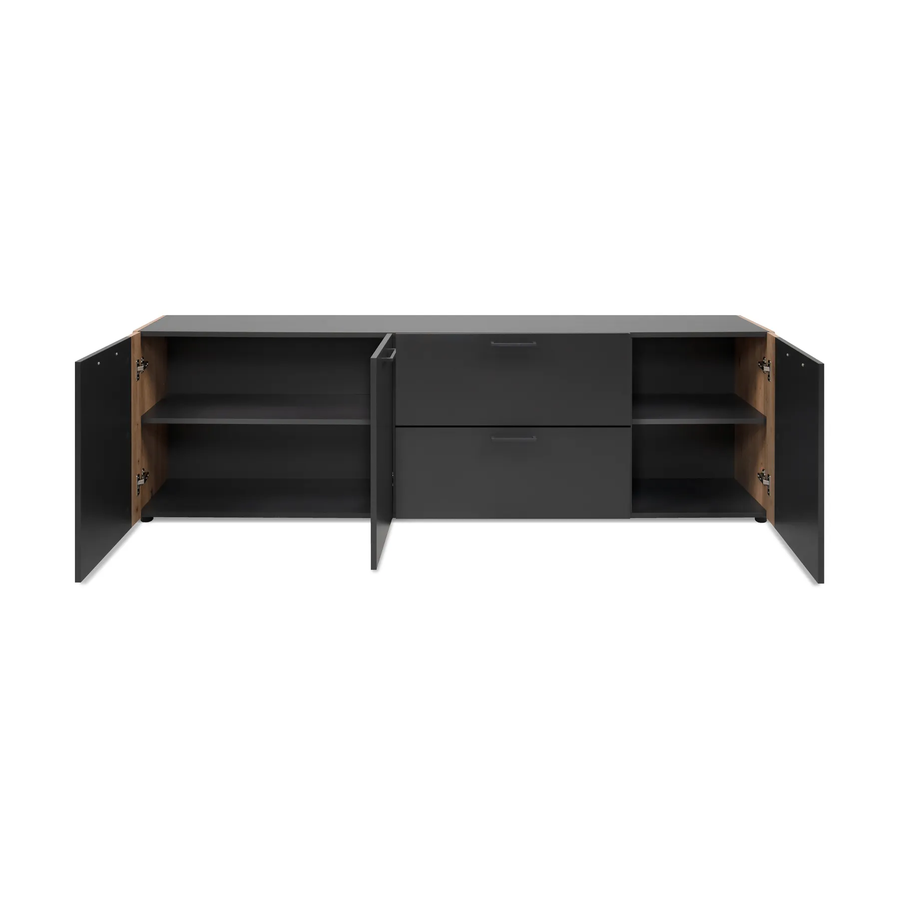 CENTO Anthracite and Artisan Oak TV Stand