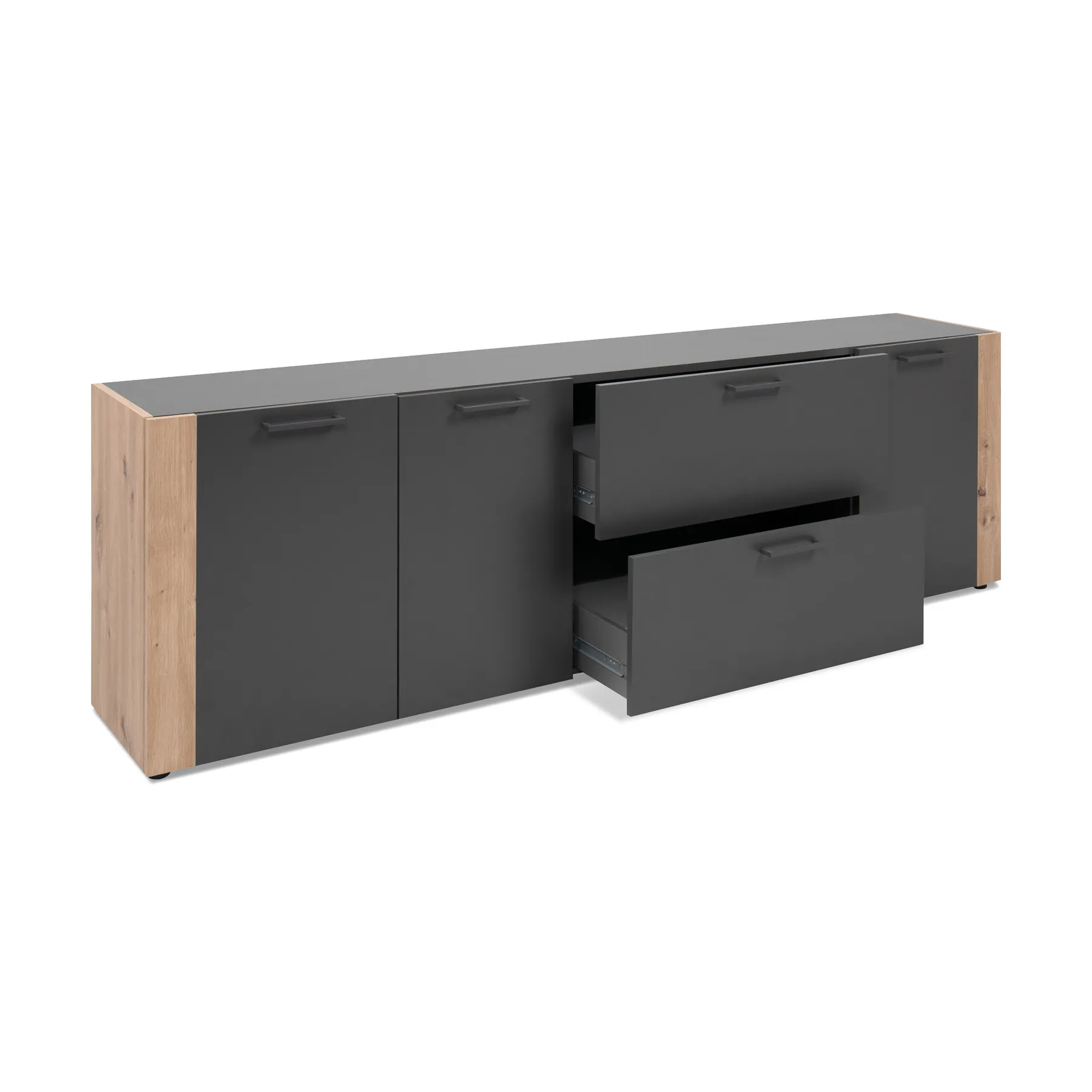 CENTO Anthracite and Artisan Oak TV Stand