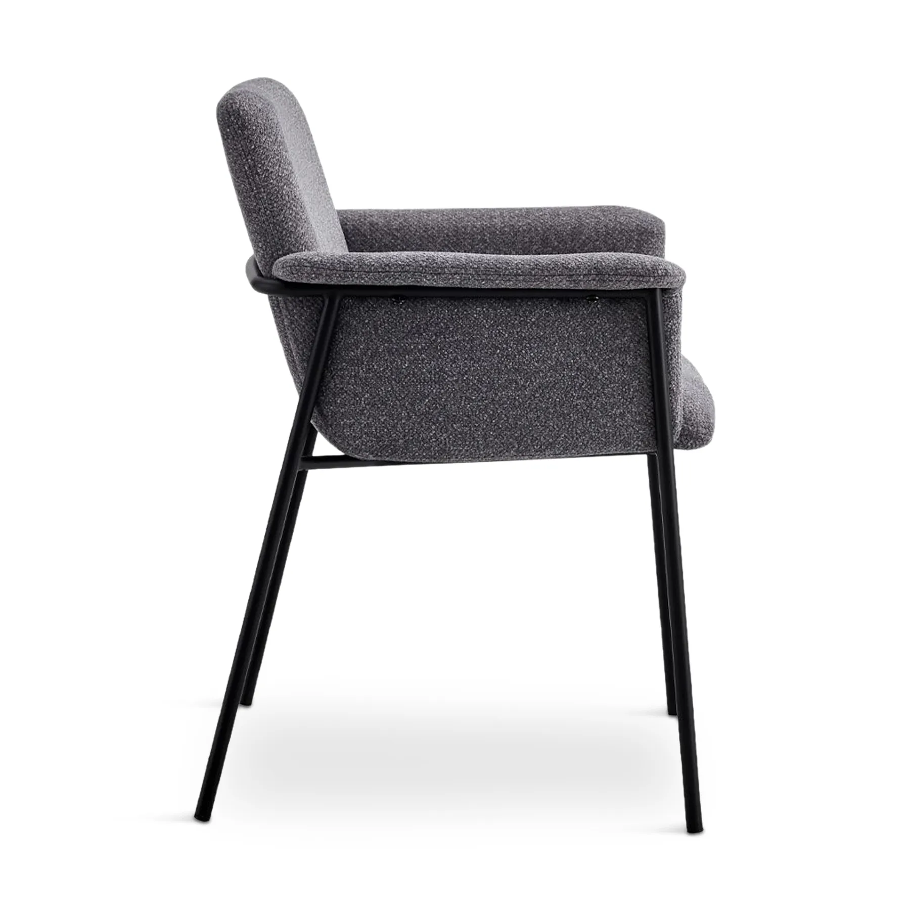 JAPO Dining Chair Grey Fabric