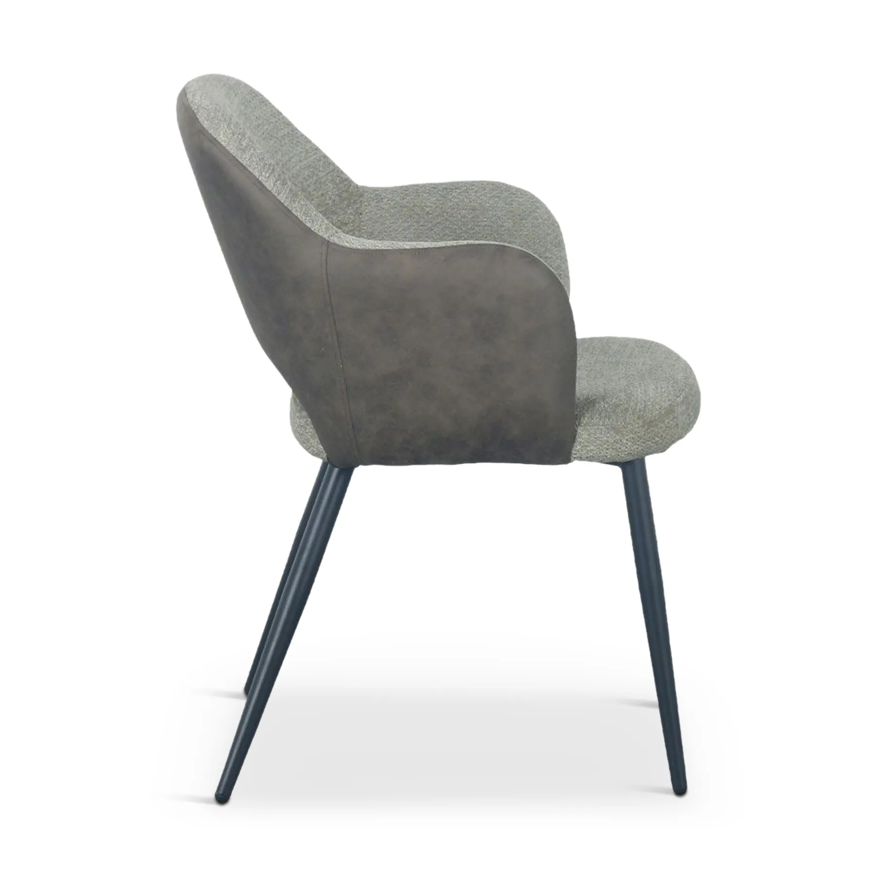 ASCOT Dining Chair Grey Fabric