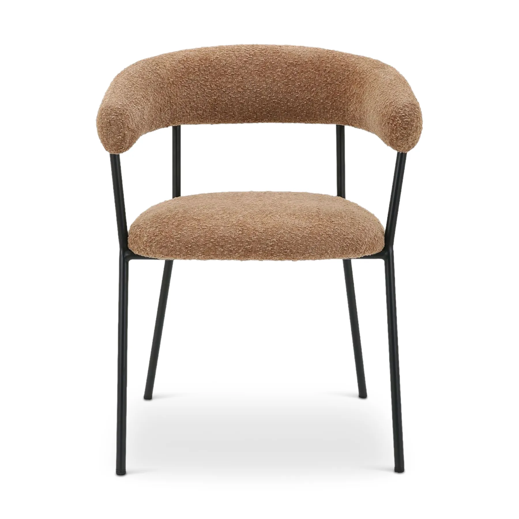 HUG Dining Chair Light Brown Fabric