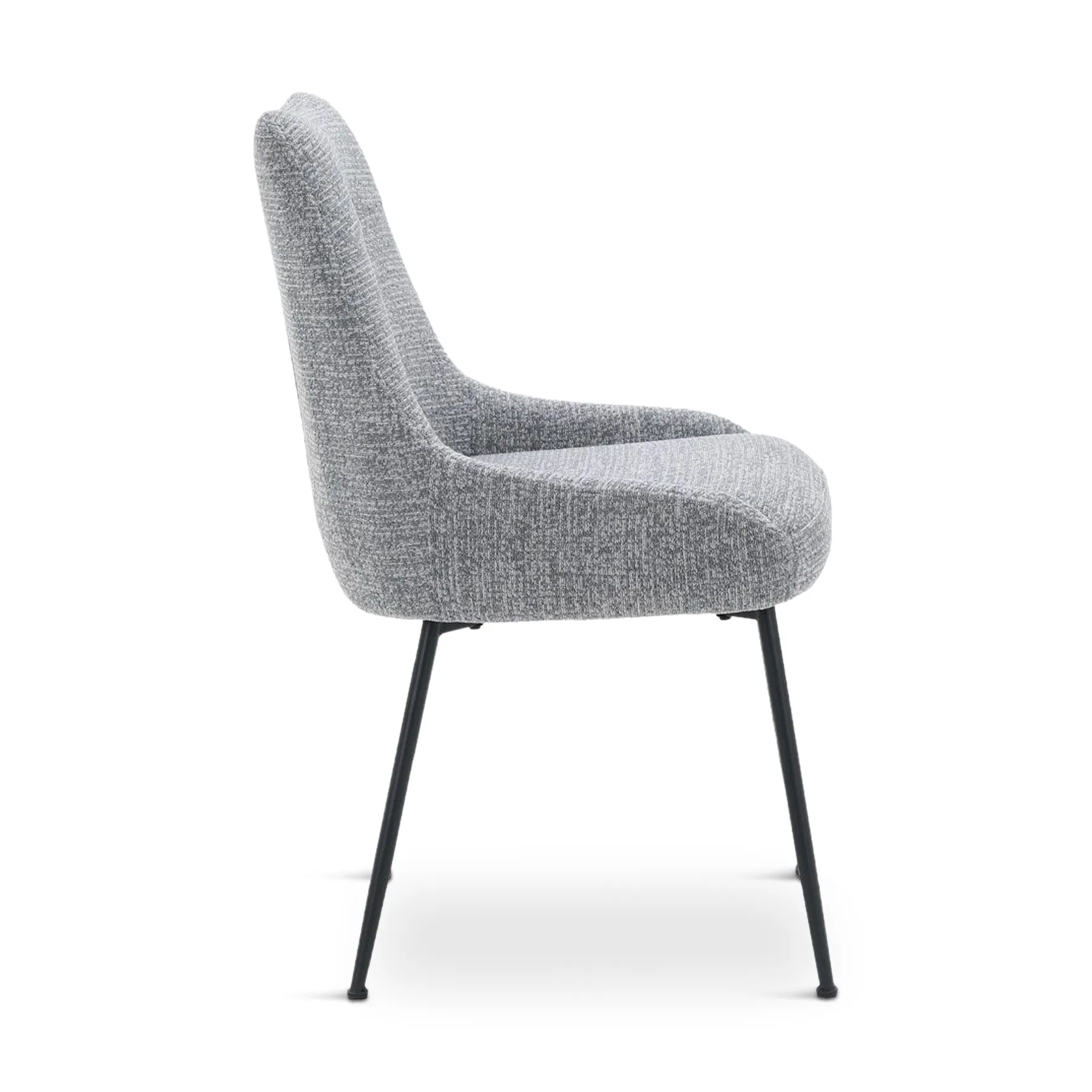 DON Dining Chair Grey Fabric