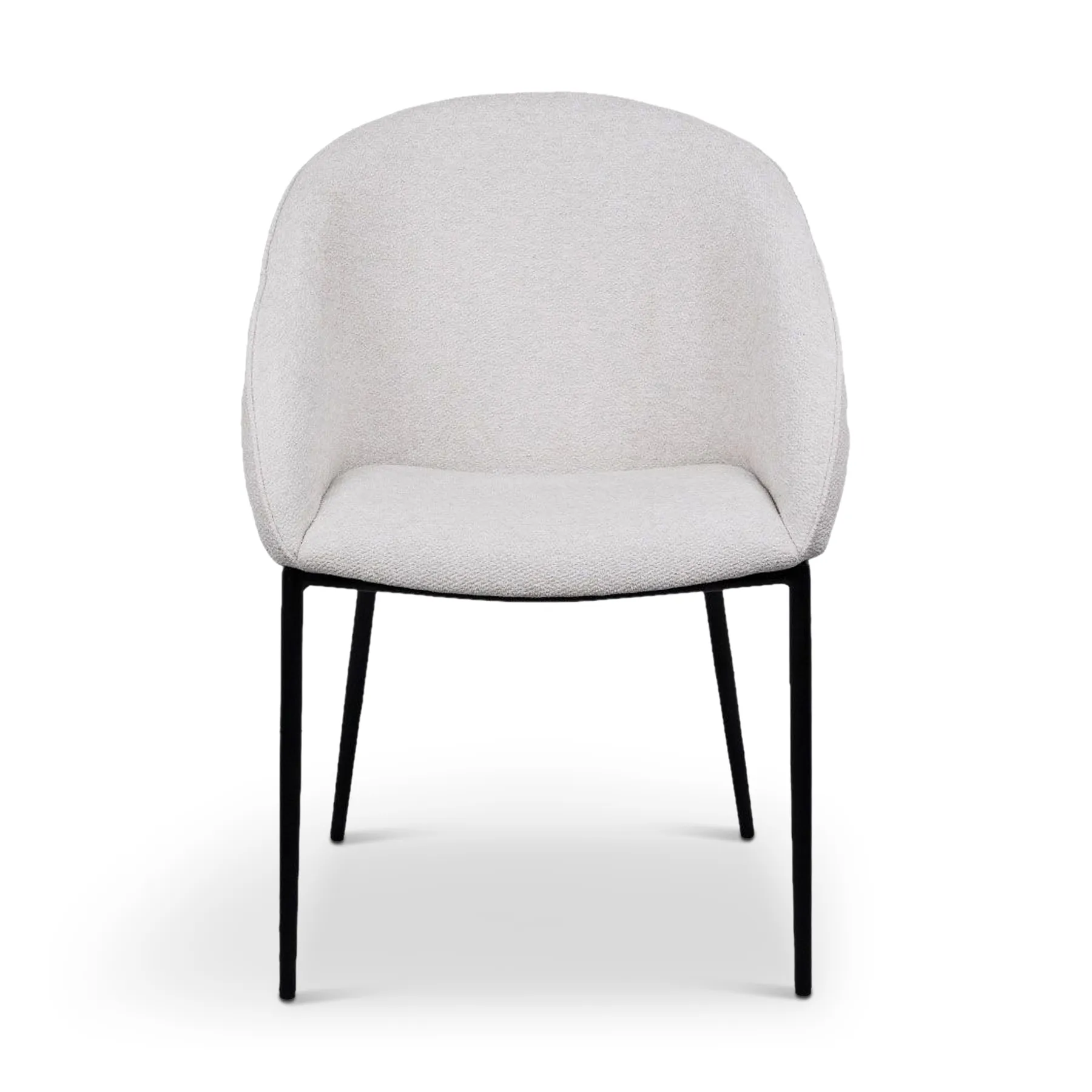CARMEN Dining Chair Cream Fabric