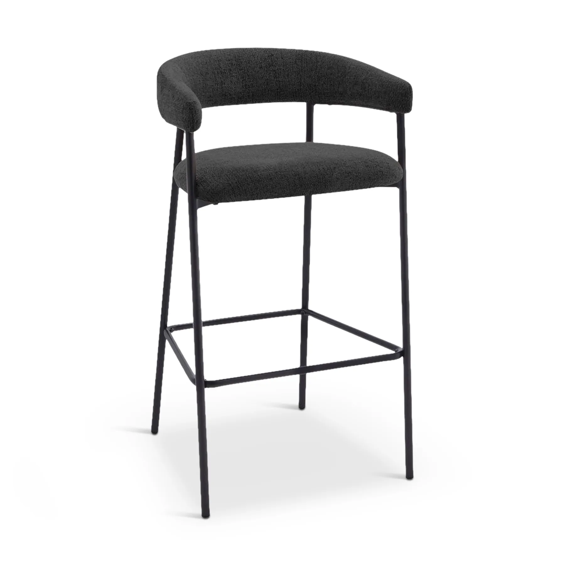 ECLIPSE BAR STOOL BlACK FABRIC