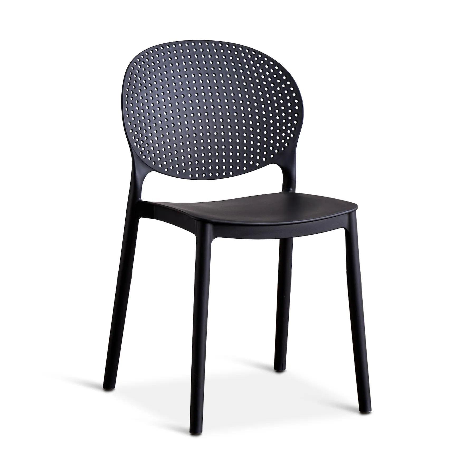 8161-UV-BLACK-1 PALMIC Plastic Chair