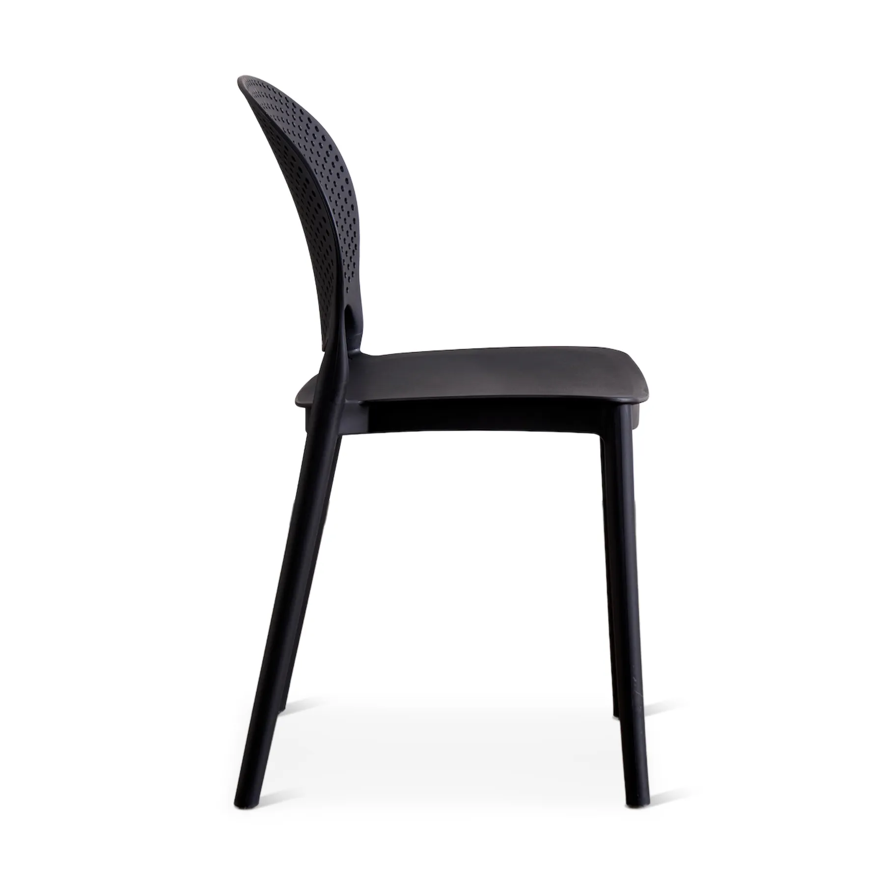 8161-UV-BLACK-3 PALMIC Plastic Chair