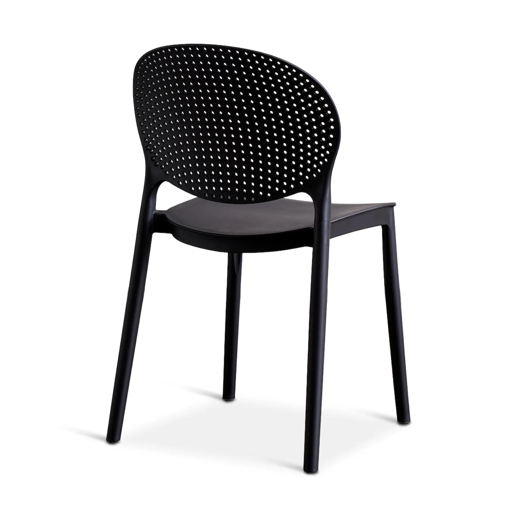 8161-UV-BLACK-4 PALMIC Plastic Chair