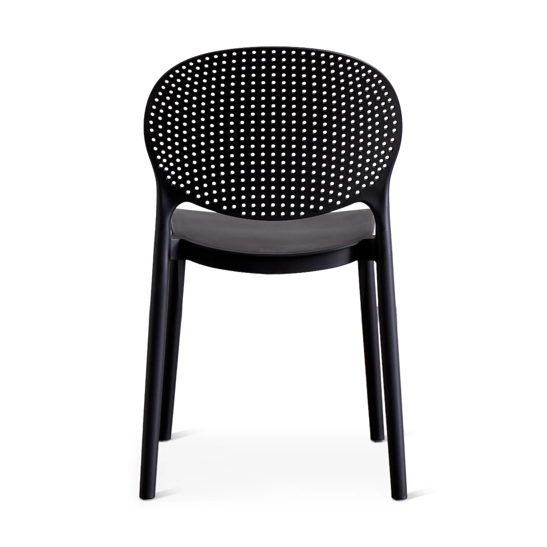 8161-UV-BLACK-5 PALMIC Plastic Chair