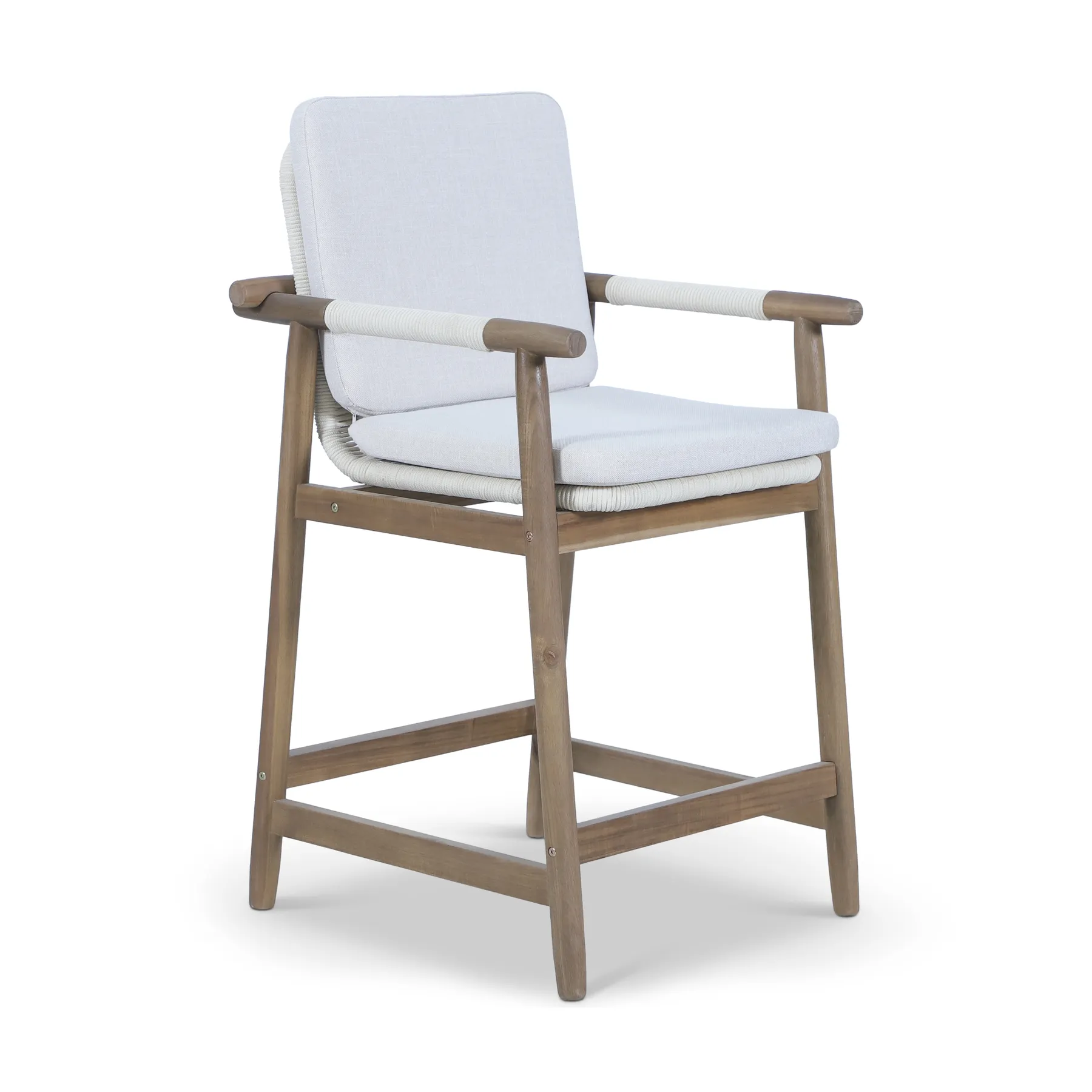 OUTDOOR BAR SET 1+6 WALNUT