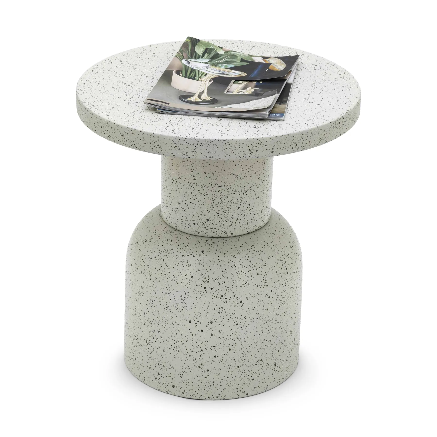 BM20A0002K VICINO Round White Side Table