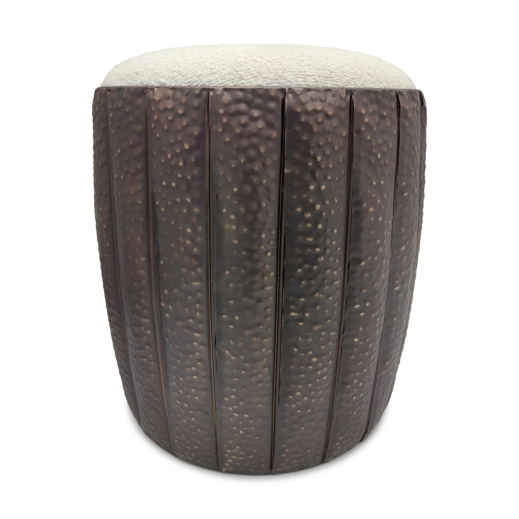 STOOL BLACK-GOLD+CREAM IRON+FB