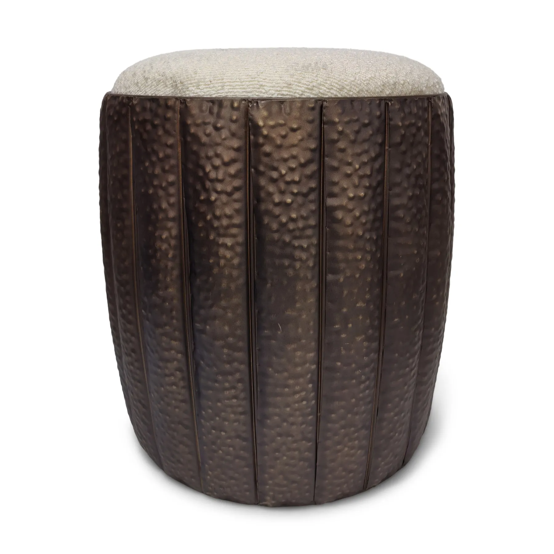 STOOL BLACK-GOLD+CREAM IRON+FB