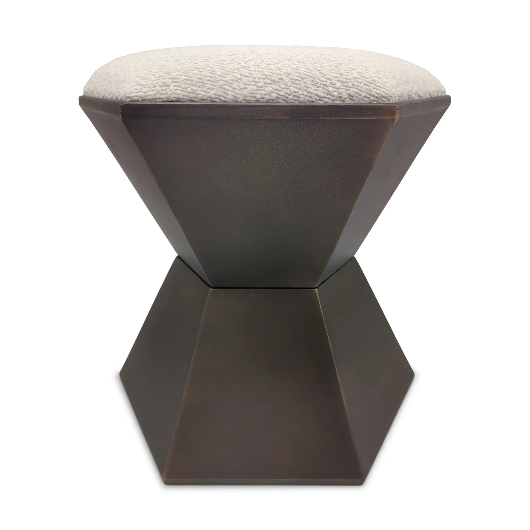 STOOL BLACK+CREAM IRON+FB