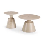 COFFEE TABLE SET 2PCS WALNUT