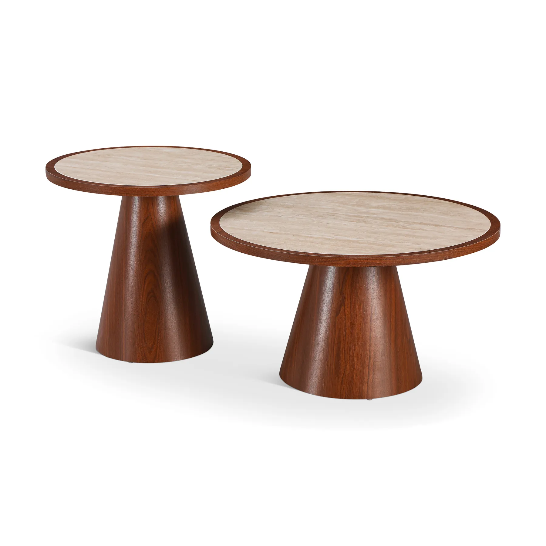 STATUO Round Coffee Tables Set