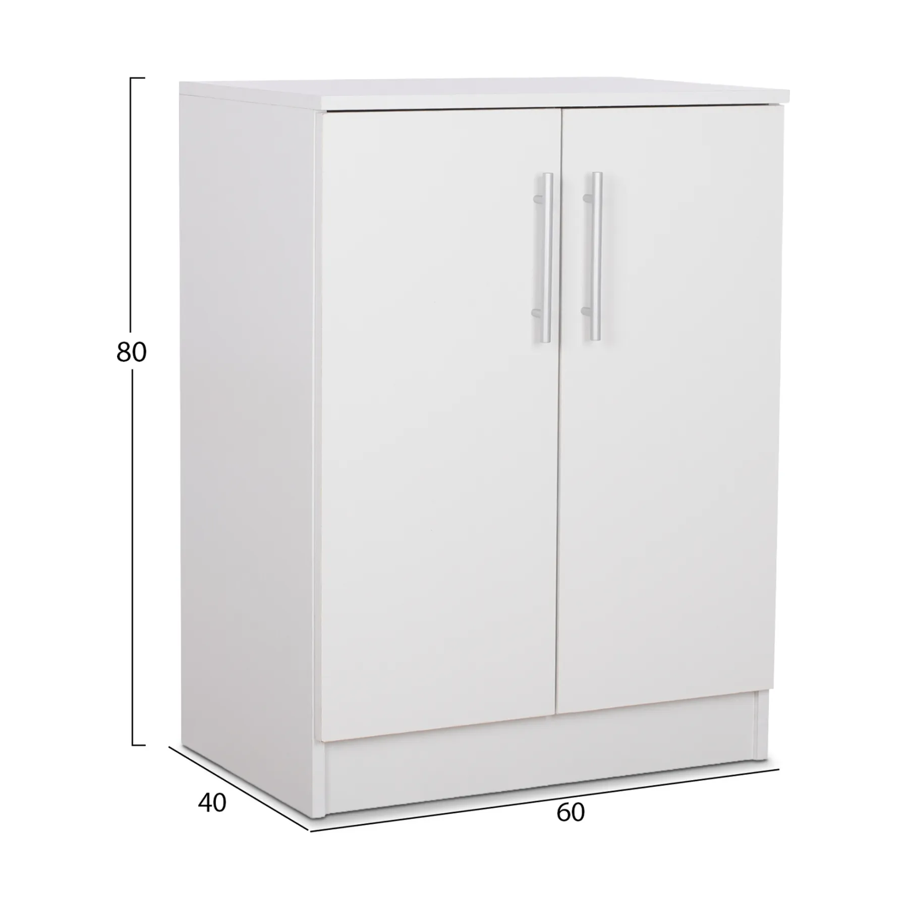 EMERIE SHOE CABINET 2DRS WHITE